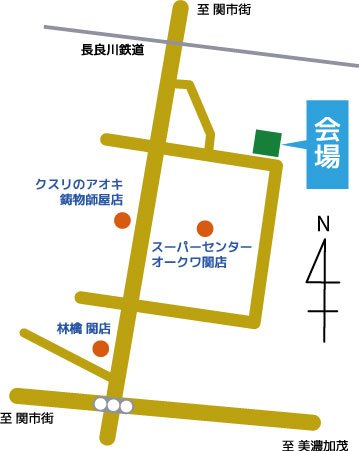 カシータ笠屋地図