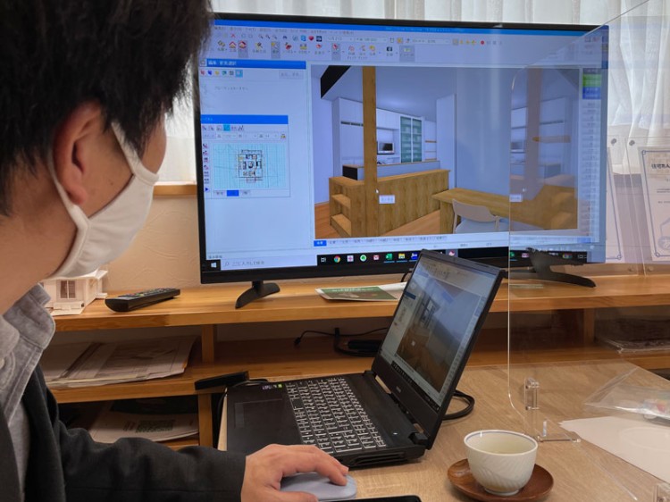 VRシステムを使ってプランを３Dで見てみよう！